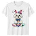 Cute Maltese Puppy With Bunny Womens T-Shirt Maltese Dog Easter Gift For Her Unisex T-shirt, Sweatshirt, Hoodie, Long Sleeve Tee - T-Shirt, Sweatshirt, Hoodie