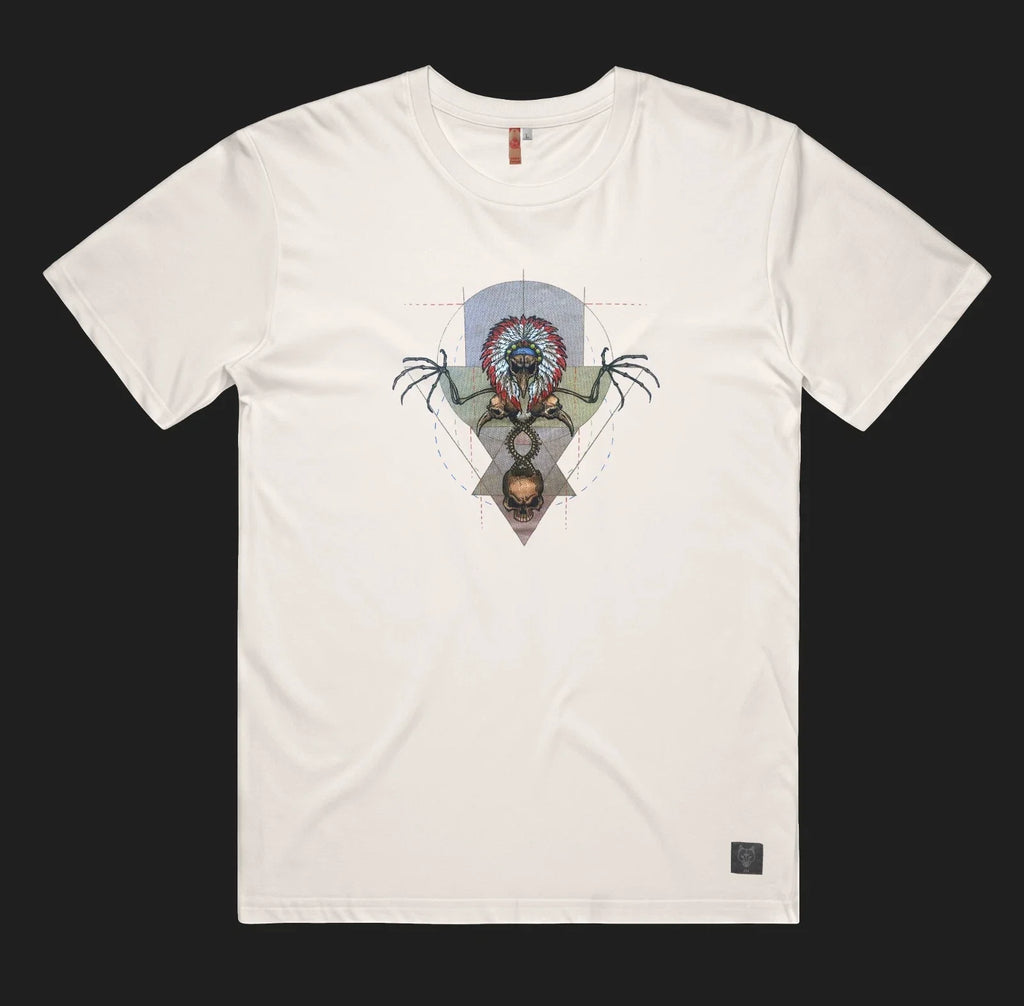Skull Eternity Shaman Tee  XL Mystical Visionary Shirt (Limited Edition) Unisex T-shirt, Sweatshirt, Hoodie, Long Sleeve Tee - T-Shirt, Sweatshirt, Hoodie