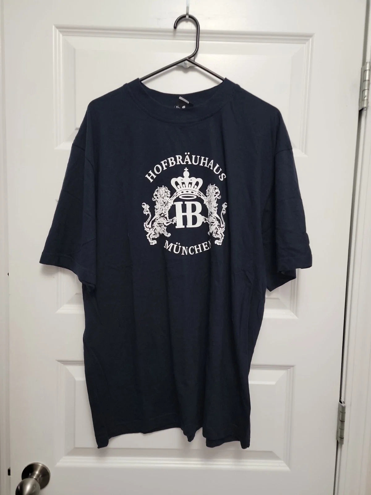 VINTAGE Hofbrauhaus Munchin Munich Germany HB Beer Dark Blue Shirt  XL NWT Unisex T-shirt, Sweatshirt, Hoodie, Long Sleeve Tee - T-Shirt, Sweatshirt, Hoodie