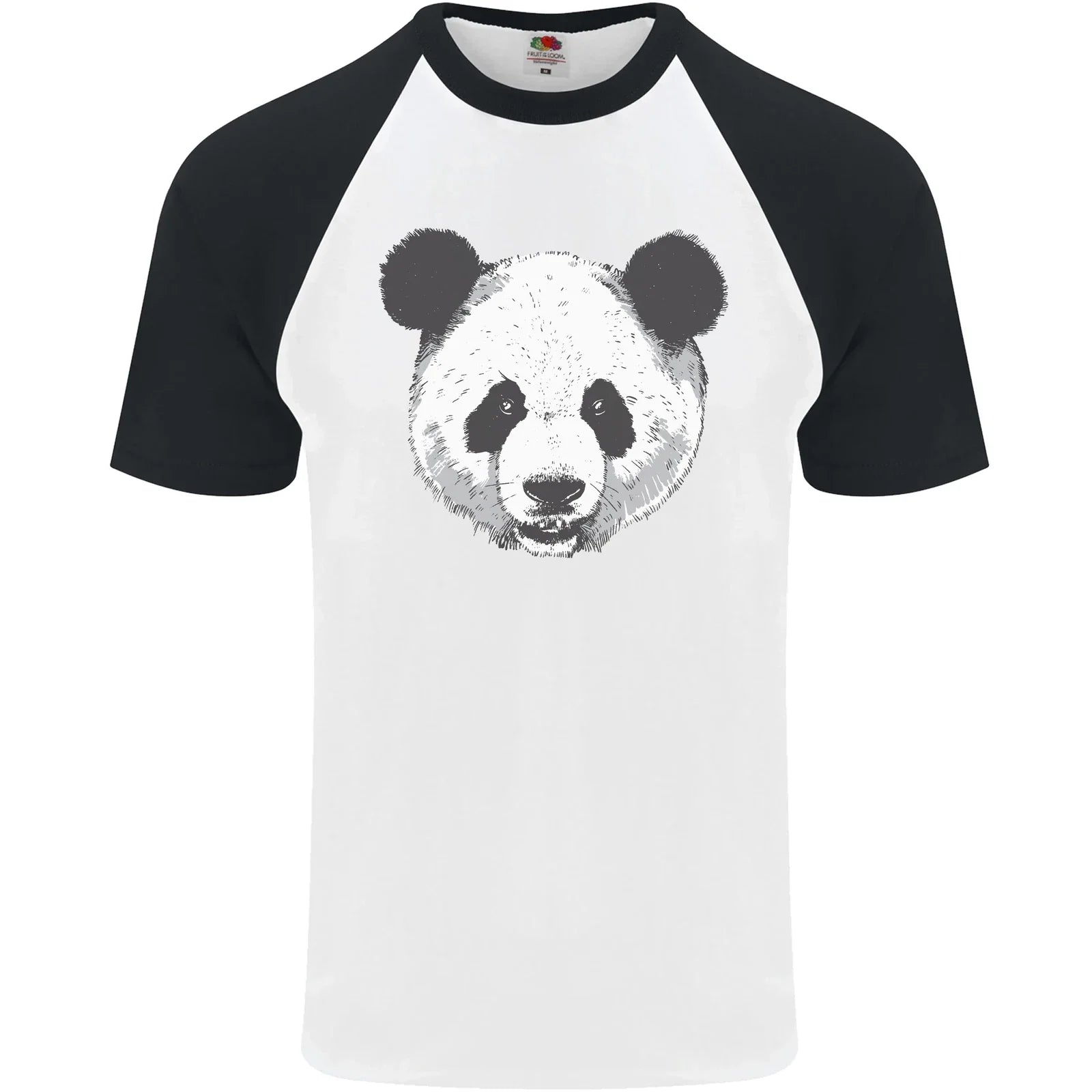 A Panda Bear Face Mens S/S Baseball T-Shirt Unisex T-shirt, Sweatshirt, Hoodie, Long Sleeve Tee - T-Shirt, Sweatshirt, Hoodie