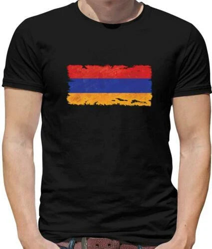Armenia Grunge Flag T-Shirt - Yerevan - Asia - Flags - Country - Gift Unisex T-shirt, Sweatshirt, Hoodie, Long Sleeve Tee - T-Shirt, Sweatshirt, Hoodie