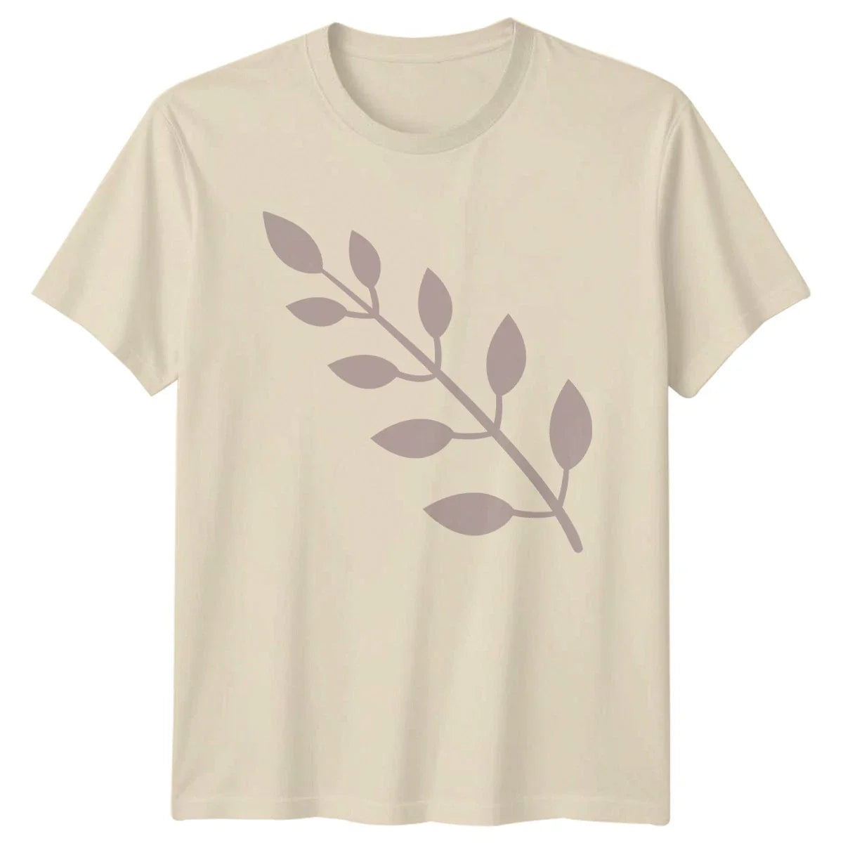 Minimalist Leaf Branch Design T-Shirt Minimalist Botanical Nature Birthday Gift Unisex T-shirt, Sweatshirt, Hoodie, Long Sleeve Tee - T-Shirt, Sweatshirt, Hoodie