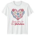 Love You To The Shoreline Womens T-Shirt Summer Aesthetic Beach Gift For Her Unisex T-shirt, Sweatshirt, Hoodie, Long Sleeve Tee - T-Shirt, Sweatshirt, Hoodie