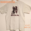 WAREHOUSE T-shirt M Gray Cotton Front & Back Print Japan Unisex T-shirt, Sweatshirt, Hoodie, Long Sleeve Tee - T-Shirt, Sweatshirt, Hoodie