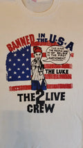 DetRetro313 "2 LIVE CREW" ORIGINAL SCREEN PRINTED TSHIRT 1991 NICE! M-XL Unisex T-shirt, Sweatshirt, Hoodie, Long Sleeve Tee - T-Shirt, Sweatshirt, Hoodie