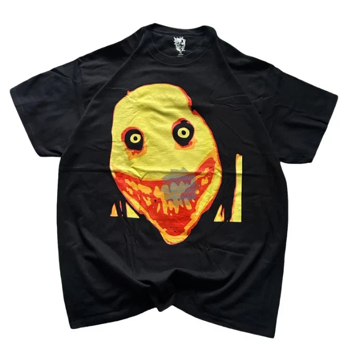Jeff the Killer face Shirt, Creepypasta Shirt, Y2K Grunge Goth Alternative Emo Unisex T-shirt, Sweatshirt, Hoodie, Long Sleeve Tee - T-Shirt, Sweatshirt, Hoodie