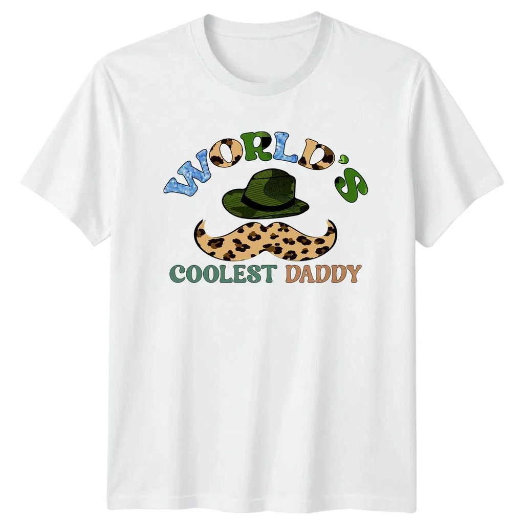 Worlds Coolest Daddy Mens T-Shirt Trendy Dad Fatherhood Fathers Day Gift For Him Unisex T-shirt, Sweatshirt, Hoodie, Long Sleeve Tee - T-Shirt, Sweatshirt, Hoodie