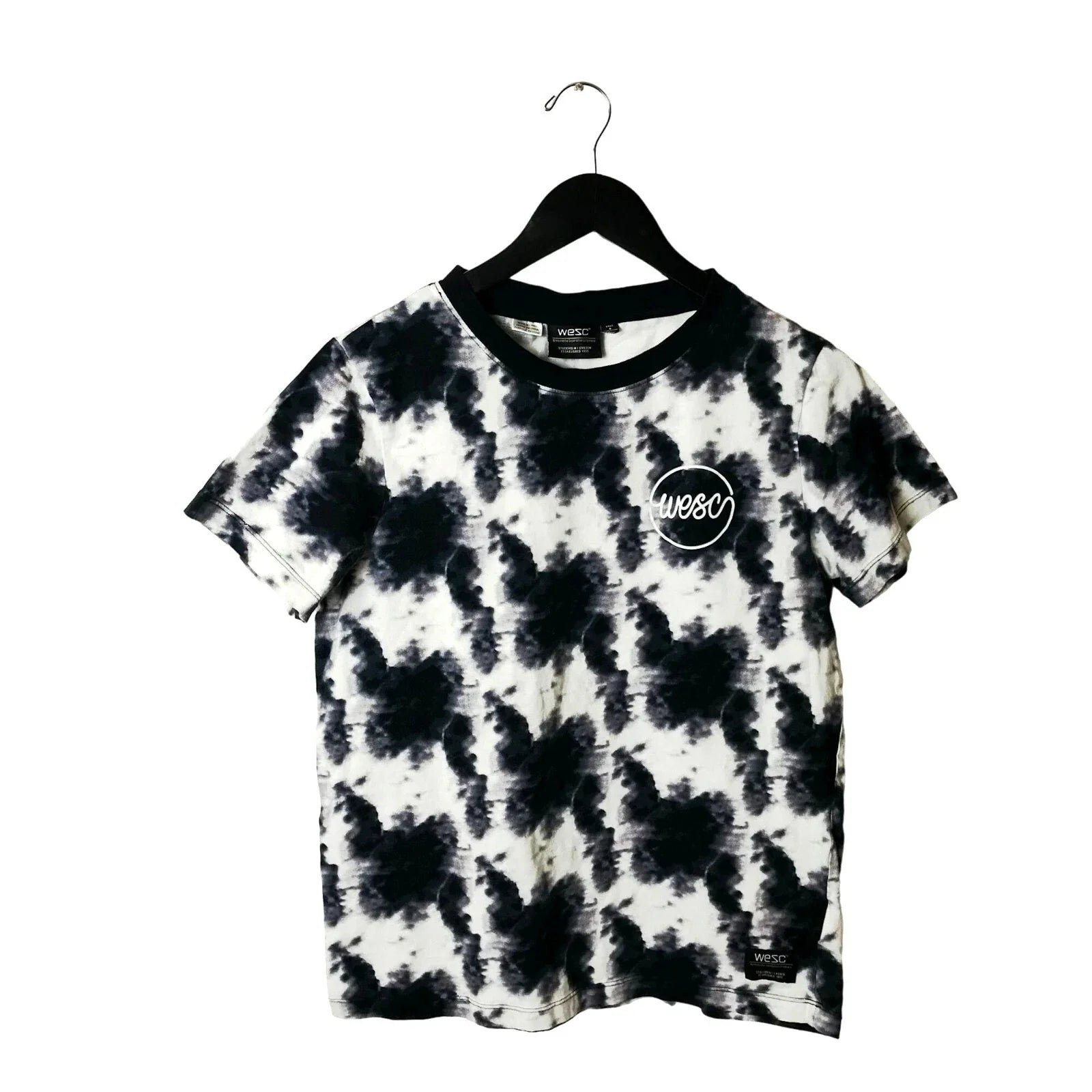 Wesc T Shirt Trendy All Over Print AOP Tie Dye Style Tee Short Sleeve Cotton S Unisex T-shirt, Sweatshirt, Hoodie, Long Sleeve Tee - T-Shirt, Sweatshirt, Hoodie