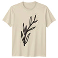 Minimalist Hand Drawn Botanical Plant Leaf T-Shirt Foliage Nature Birthday Gift Unisex T-shirt, Sweatshirt, Hoodie, Long Sleeve Tee - T-Shirt, Sweatshirt, Hoodie