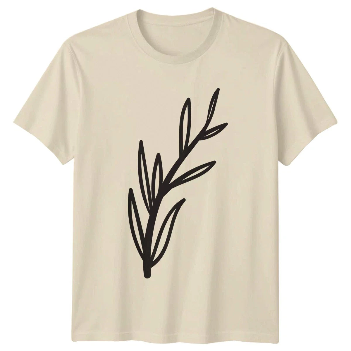 Minimalist Hand Drawn Botanical Plant Leaf T-Shirt Foliage Nature Birthday Gift Unisex T-shirt, Sweatshirt, Hoodie, Long Sleeve Tee - T-Shirt, Sweatshirt, Hoodie