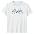Vintage Blue Floral Botanical T-Shirt Womens Gift For Her Unisex T-shirt, Sweatshirt, Hoodie, Long Sleeve Tee - T-Shirt, Sweatshirt, Hoodie