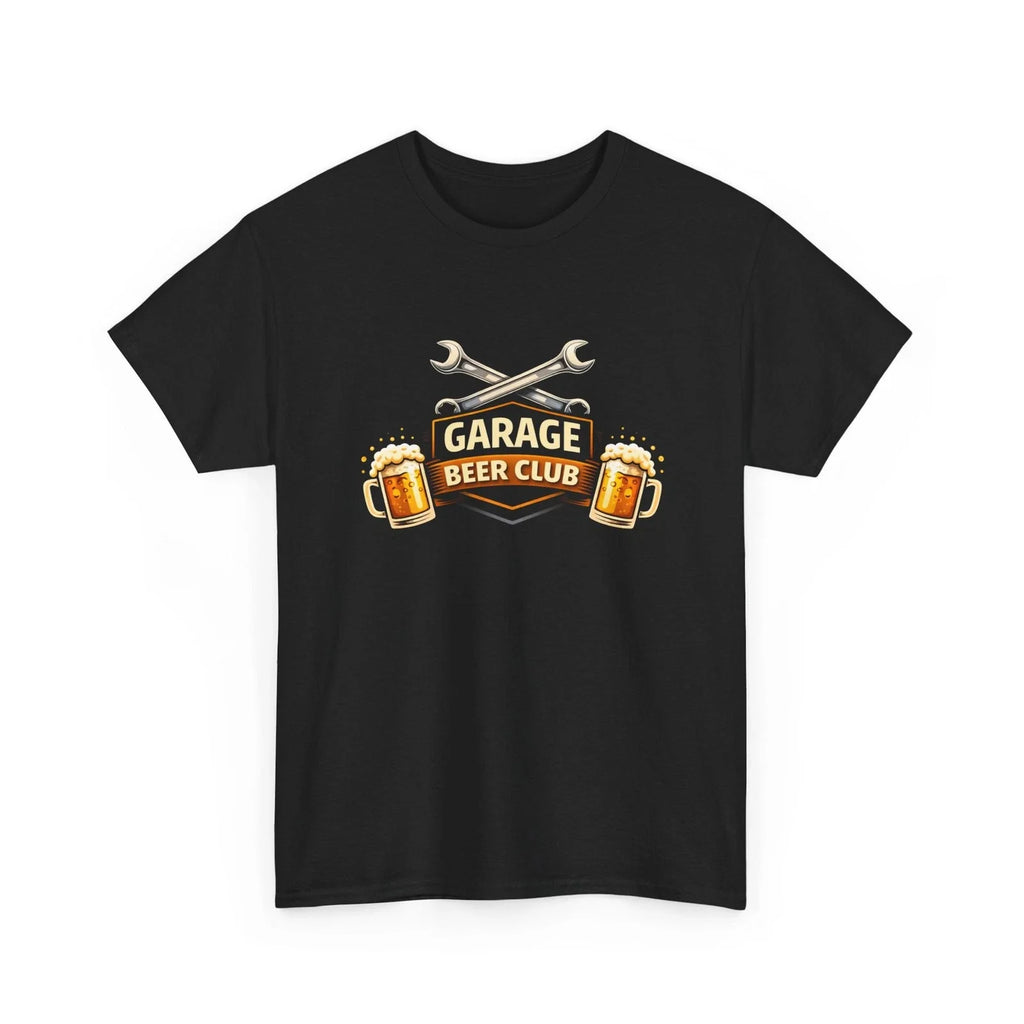 Garage Beer Club T-Shirt Wrenches & Beer Mugs Logo Mechanic Tee Unisex T-shirt, Sweatshirt, Hoodie, Long Sleeve Tee - T-Shirt, Sweatshirt, Hoodie