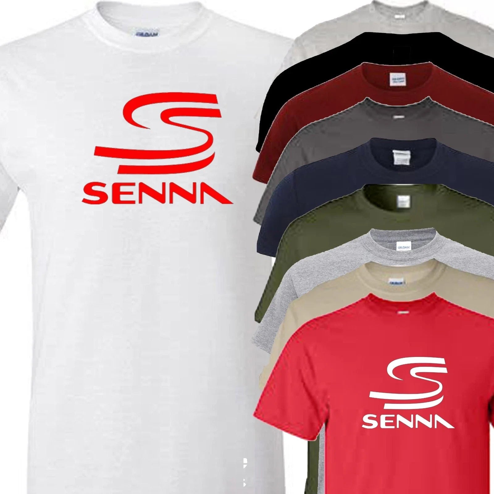 senna f1 racing t shirt formula 1 legend novelty design fathers day Unisex T-shirt, Sweatshirt, Hoodie, Long Sleeve Tee - T-Shirt, Sweatshirt, Hoodie