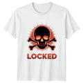 Locked T-Shirt Gothic Skull Horror Gift For Him And Her Unisex T-shirt, Sweatshirt, Hoodie, Long Sleeve Tee - T-Shirt, Sweatshirt, Hoodie