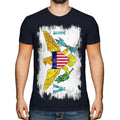 US Virgin Islands Grunge Flag Men T-Shirt Gift Clothes Jersey Unisex T-shirt, Sweatshirt, Hoodie, Long Sleeve Tee - T-Shirt, Sweatshirt, Hoodie