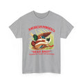 American Powder Co. Dead Shot Vintage Duck Hunting Shotgun Ammo Box Art T-Shirt Unisex T-shirt, Sweatshirt, Hoodie, Long Sleeve Tee - T-Shirt, Sweatshirt, Hoodie