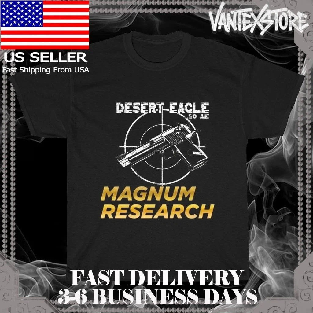NEW SHIRT MAGNUM RESEARCH DESERT EAGLE CLASSIC LOGO T-SHIRT FUNNY USA SIZE S-5XL Unisex T-shirt, Sweatshirt, Hoodie, Long Sleeve Tee - T-Shirt, Sweatshirt, Hoodie