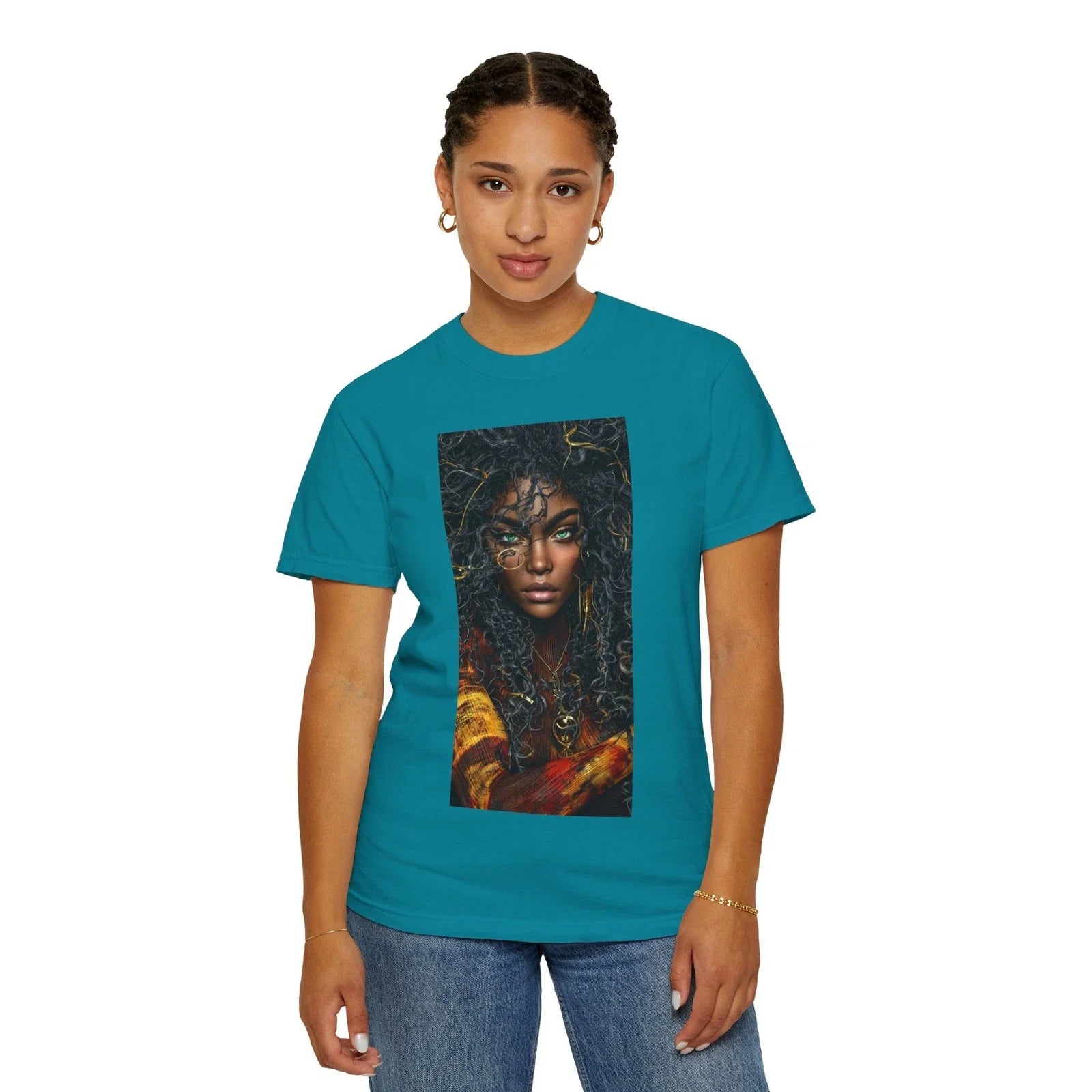 Bohemian Goddess T-Shirt, Artistic Tee, Unique Unisex Top, Gift for Her, [...] Unisex T-shirt, Sweatshirt, Hoodie, Long Sleeve Tee - T-Shirt, Sweatshirt, Hoodie