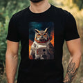 Mens Owl as Astronaut Print Cotton T-Shirt Size XS to 5XL Unisex T-shirt, Sweatshirt, Hoodie, Long Sleeve Tee - T-Shirt, Sweatshirt, Hoodie