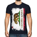 Kalifornien Bundesstaat Grunge Flagge Herren T-Shirt Hemd Jersey Geschenk Unisex T-shirt, Sweatshirt, Hoodie, Long Sleeve Tee - T-Shirt, Sweatshirt, Hoodie