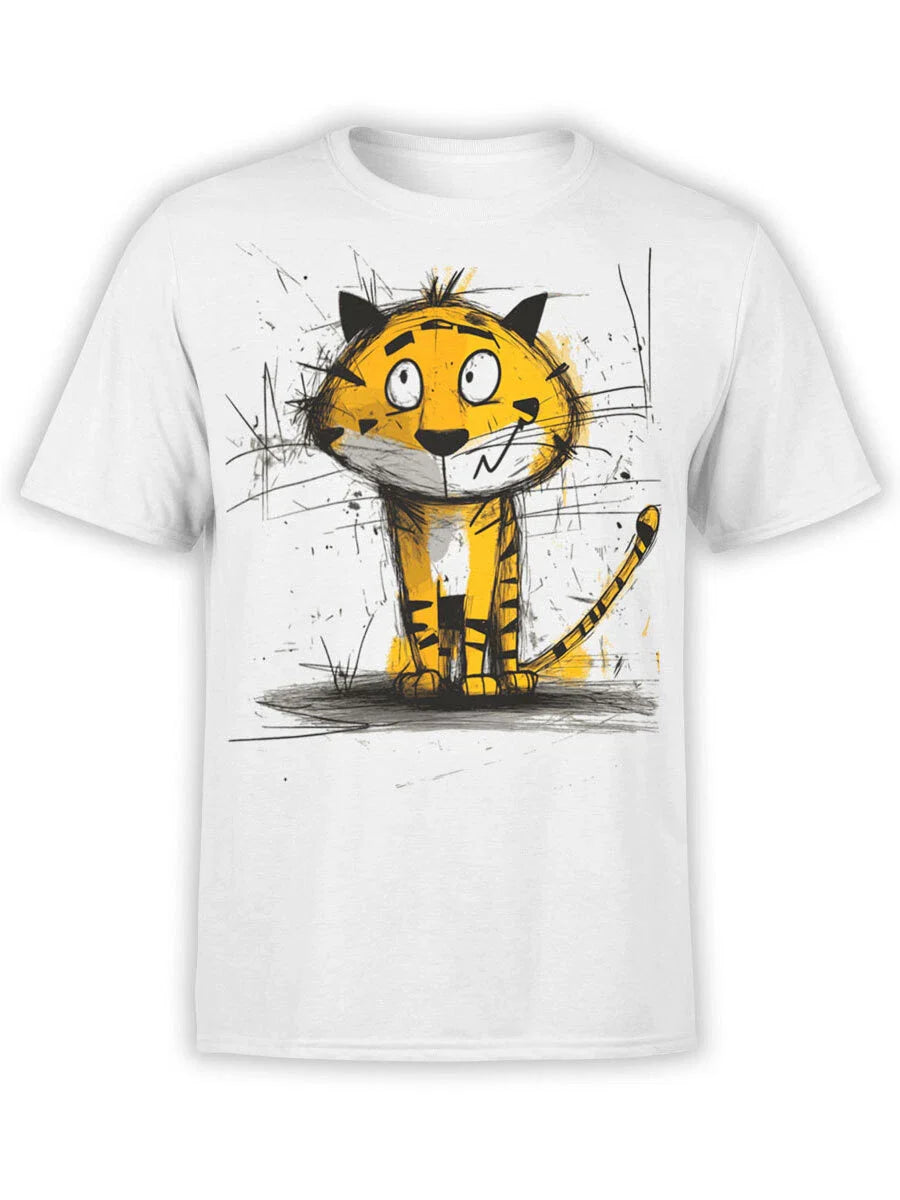 FANTUCCI Tiger T-ShirtCollection | Scribble Tiger T-Shirt | Unisex Unisex T-shirt, Sweatshirt, Hoodie, Long Sleeve Tee - T-Shirt, Sweatshirt, Hoodie