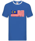 Malaysia Grunge Stile Bandiera - Uomo Suoneria - Malesi Paese Viaggio Bandiere Unisex T-shirt, Sweatshirt, Hoodie, Long Sleeve Tee - T-Shirt, Sweatshirt, Hoodie