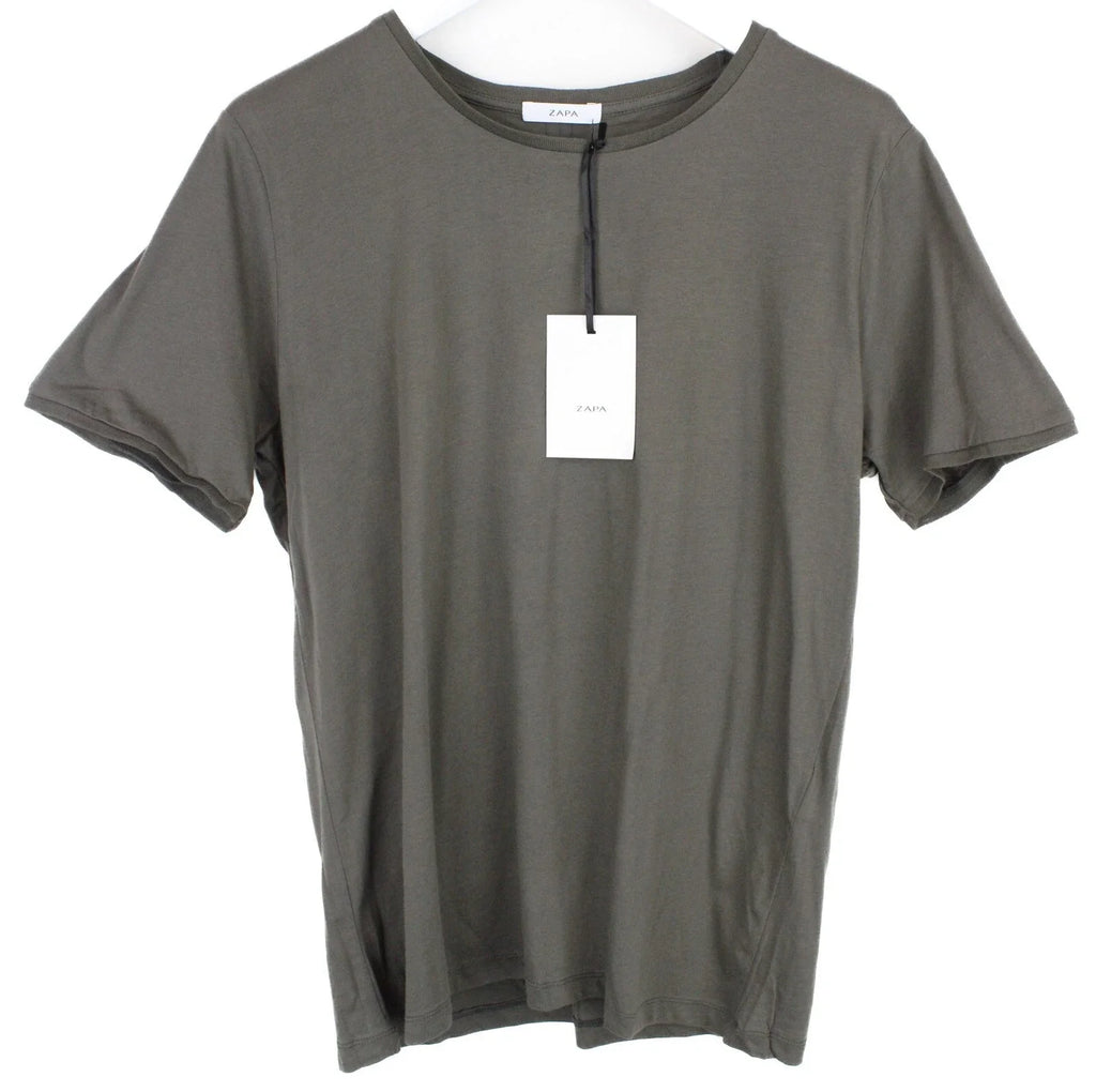 ZAPA  T-Shirt Men's 2XL Plain Grey Stretchy Simple Short Sleeve Crew Unisex T-shirt, Sweatshirt, Hoodie, Long Sleeve Tee - T-Shirt, Sweatshirt, Hoodie