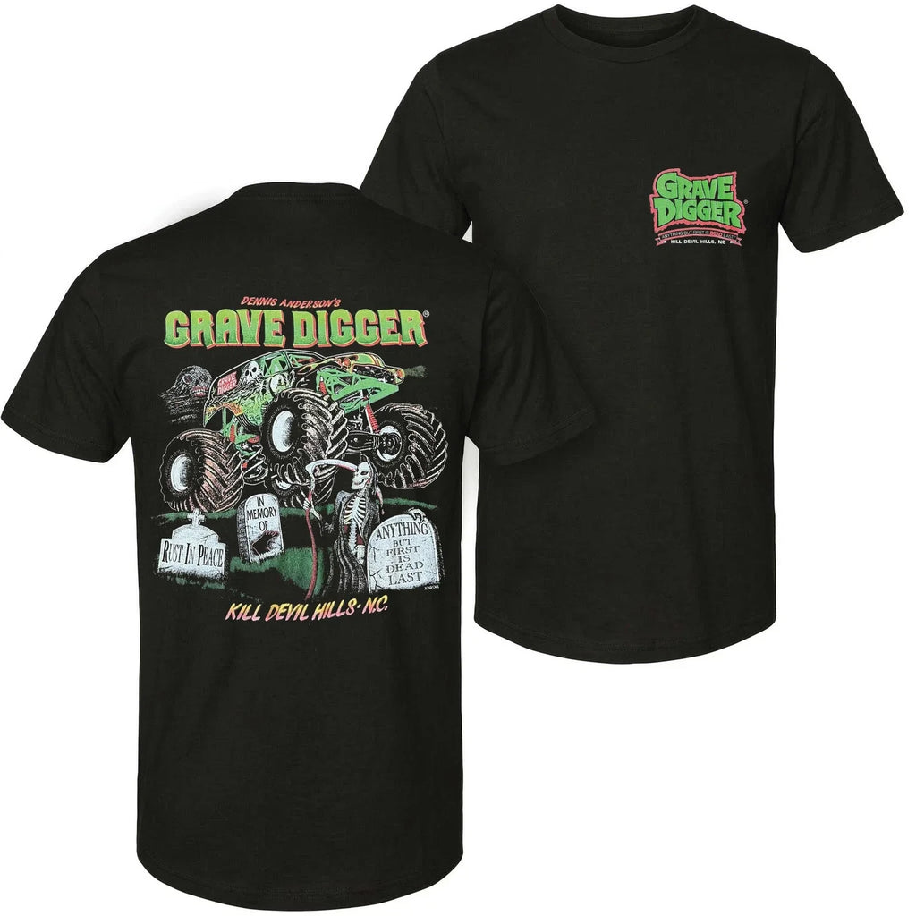 Retro Vintage Y2K Grave Digger Monster Truck Racing T-shirt Graphic Tee Unisex T-shirt, Sweatshirt, Hoodie, Long Sleeve Tee - T-Shirt, Sweatshirt, Hoodie