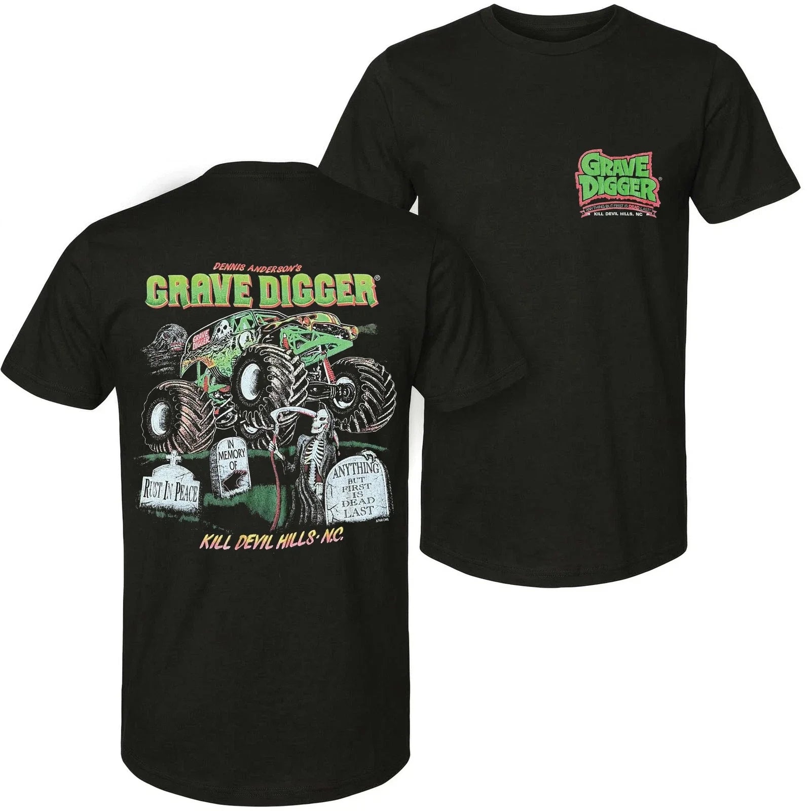 Retro Vintage Y2K Grave Digger Monster Truck Racing T-shirt Graphic Tee Unisex T-shirt, Sweatshirt, Hoodie, Long Sleeve Tee - T-Shirt, Sweatshirt, Hoodie