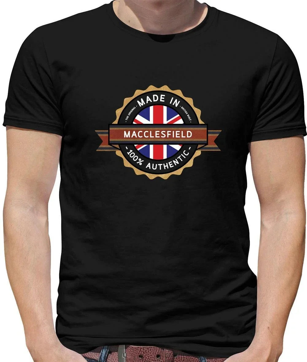Made In Macclesfield Mens T-Shirt - Town - Hometown - Born In - Maxonian - Gift Unisex T-shirt, Sweatshirt, Hoodie, Long Sleeve Tee - T-Shirt, Sweatshirt, Hoodie