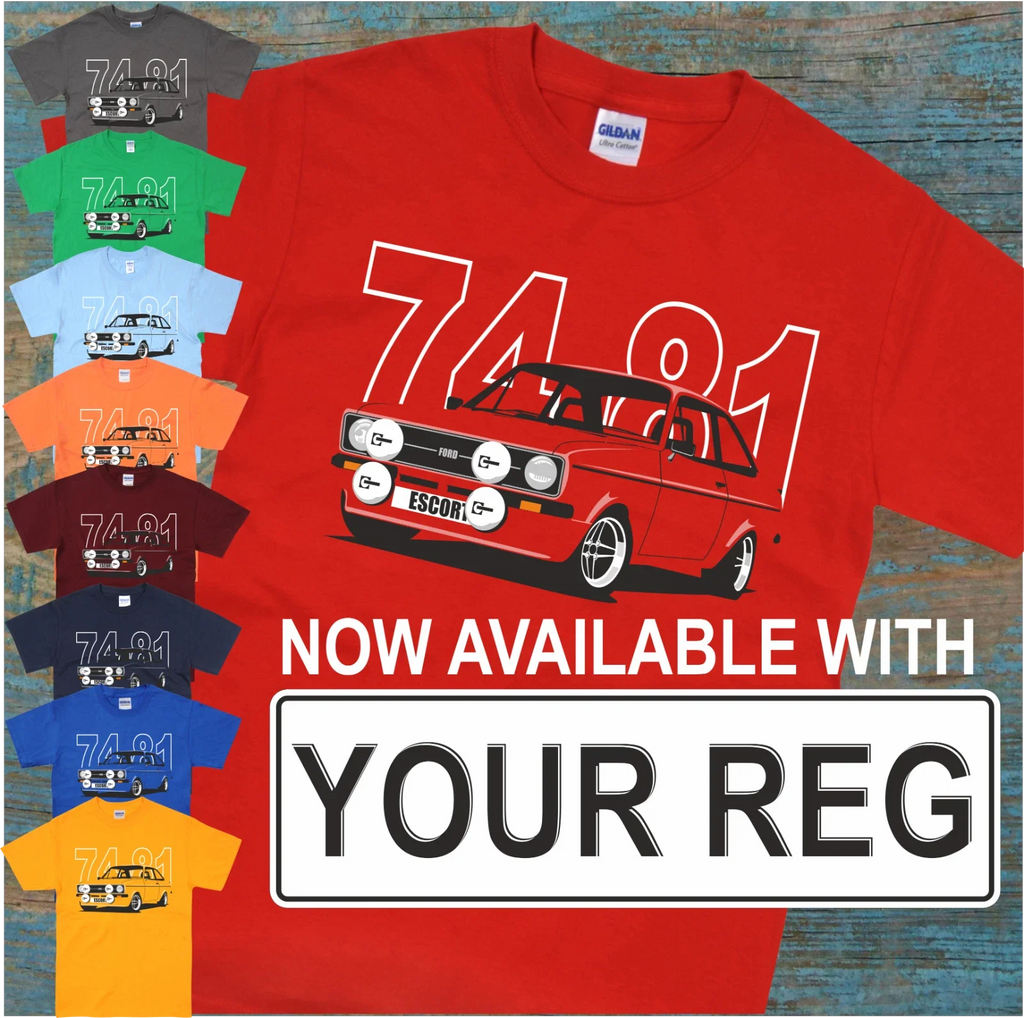 MK2 Ford Escort T Shirt,  RS / Mexico / GT / Rally / Sport, Classic Car Unisex T-shirt, Sweatshirt, Hoodie, Long Sleeve Tee - T-Shirt, Sweatshirt, Hoodie