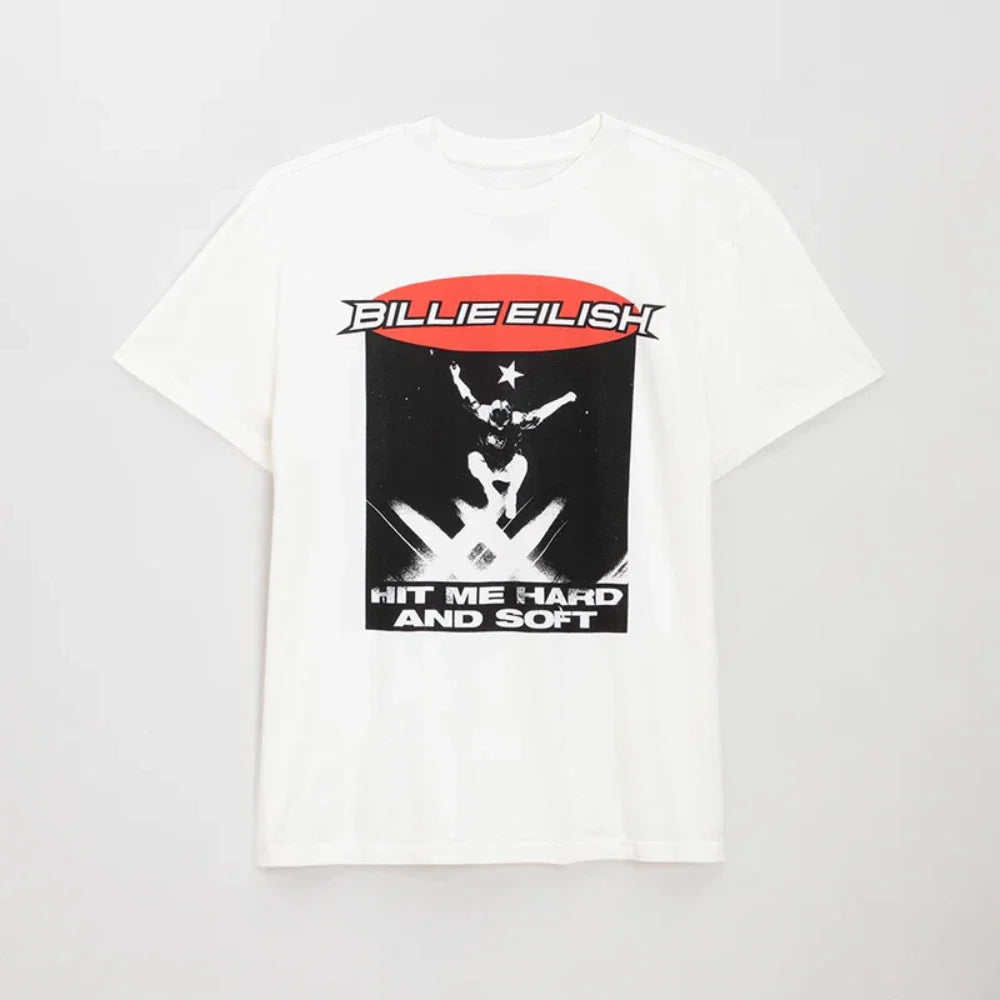 Billie Eilish, HIT ME HARD AND SOFT Live in 3D Jump T-Shirt For Fans Reprint Unisex T-shirt, Sweatshirt, Hoodie, Long Sleeve Tee - T-Shirt, Sweatshirt, Hoodie