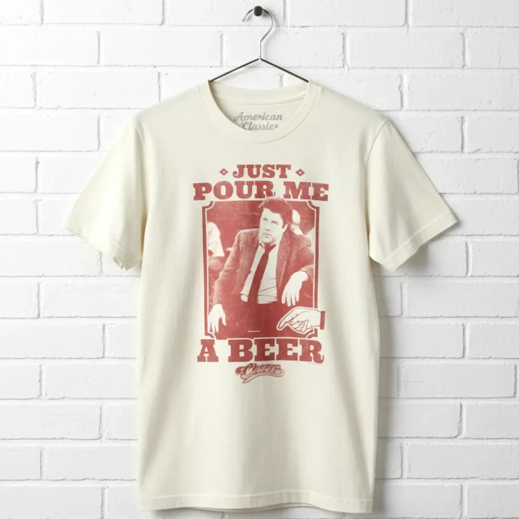 Cheers Just Pour Me a Beer Men's T Shirt Unisex T-shirt, Sweatshirt, Hoodie, Long Sleeve Tee - T-Shirt, Sweatshirt, Hoodie