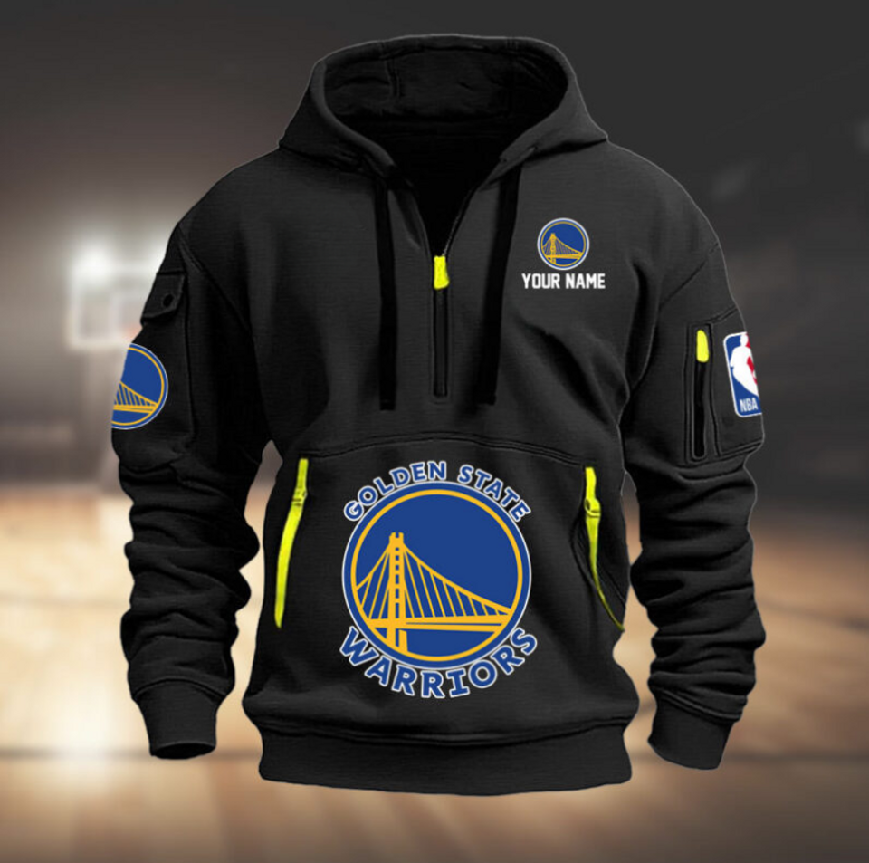 Personalize Warriors Basketball Team Quarter Zip Hoodie Unisex T-shirt, Sweatshirt, Hoodie, Long Sleeve Tee - T-Shirt, Sweatshirt, Hoodie