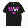 She Beats Her Bfs Ass 0 Tshirts Sweater Unisex T-shirt, Sweatshirt, Hoodie, Long Sleeve Tee - T-Shirt, Sweatshirt, Hoodie