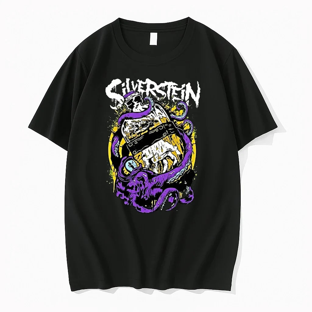 Silverstein Ghost Killer Entertainment Graphic 0 Tshirts Sweater Unisex T-shirt, Sweatshirt, Hoodie, Long Sleeve Tee - T-Shirt, Sweatshirt, Hoodie