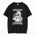 Smurfette Coffee I Asked Myself If Im Okay And We Both Started Laughing 0 Tshirts Unisex T-shirt, Sweatshirt, Hoodie, Long Sleeve Tee - T-Shirt, Sweatshirt, Hoodie