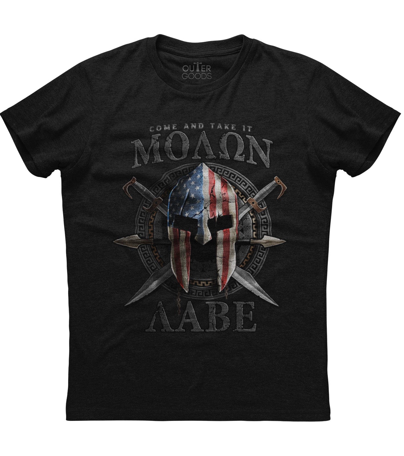 Spartan Molon Labe Come & Take Swords Patriotic USA Flag (O) T-Shirts, Hoodie, Sweatshirt - T-Shirt, Sweatshirt, Hoodie