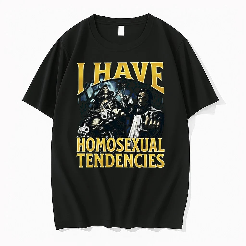 Spiral Assassin I Have Homosexual Tendencies 0 Tshirts Sweater Unisex T-shirt, Sweatshirt, Hoodie, Long Sleeve Tee - T-Shirt, Sweatshirt, Hoodie