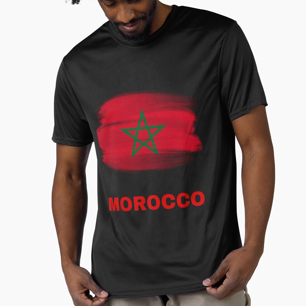 Proud fan of MOROCCO; wc Merch Qatar 2022 by JM INSPIRES Unisex T-shirt, Sweatshirt, Hoodie, Long Sleeve Tee - T-Shirt, Sweatshirt, Hoodie
