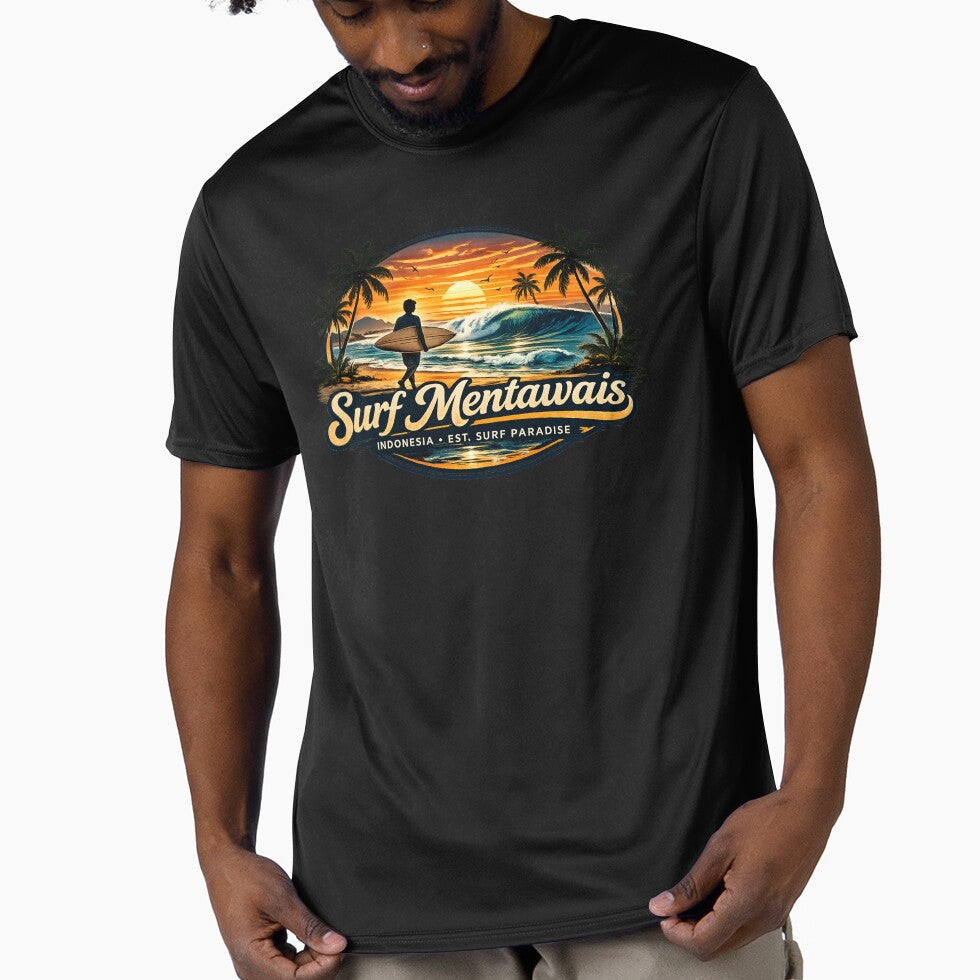 Surf Mentawais Indonesia Vintage by VintageImageInc Unisex T-shirt, Sweatshirt, Hoodie, Long Sleeve Tee - T-Shirt, Sweatshirt, Hoodie