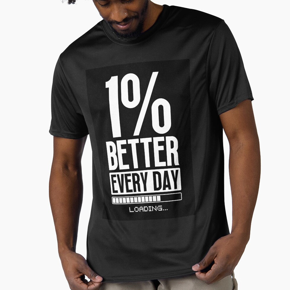 One Percent Better Everyday by Dondonmart Unisex T-shirt, Sweatshirt, Hoodie, Long Sleeve Tee - T-Shirt, Sweatshirt, Hoodie