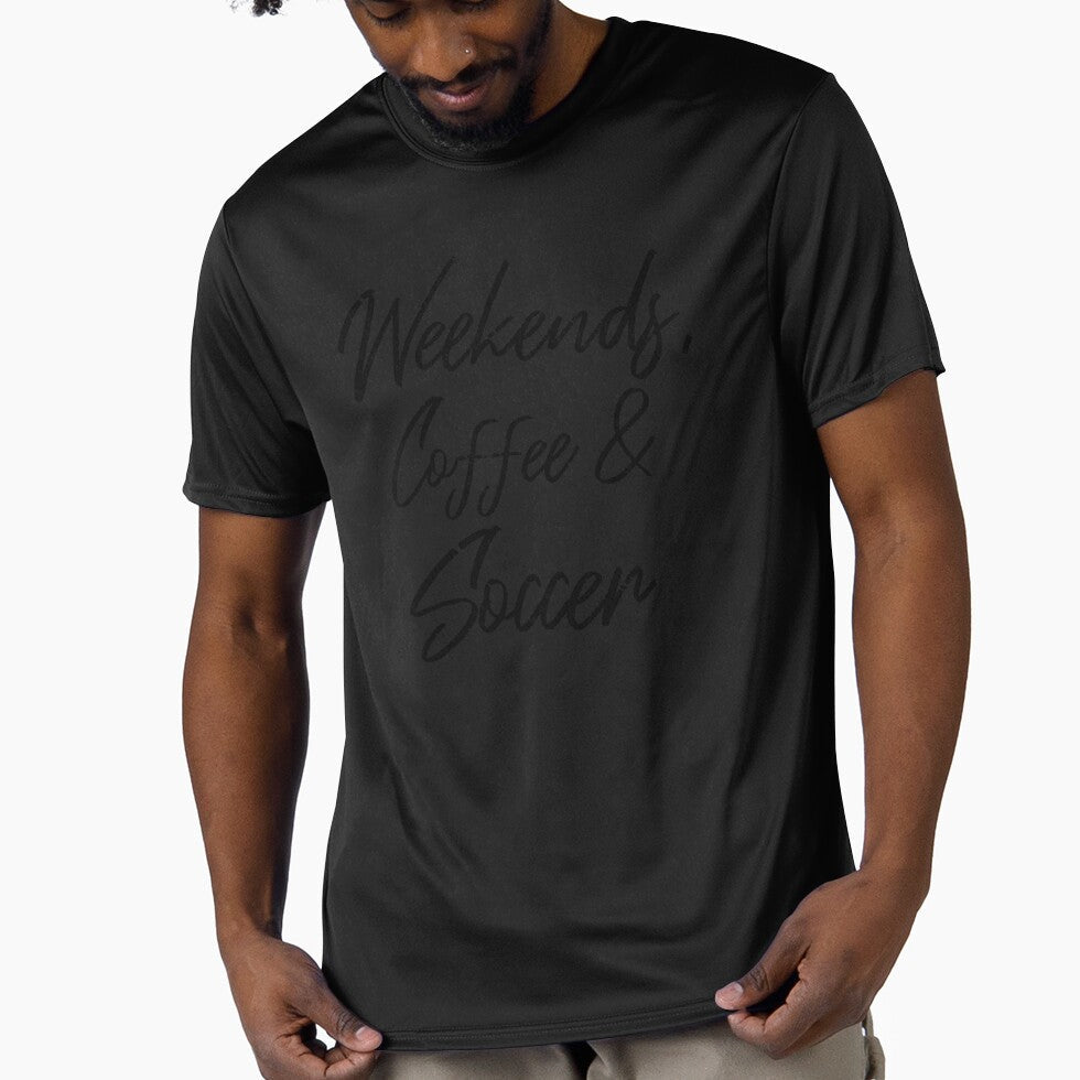 Weekends, Coffee And Soccer IV by Lemon Pepper Unisex T-shirt, Sweatshirt, Hoodie, Long Sleeve Tee - T-Shirt, Sweatshirt, Hoodie