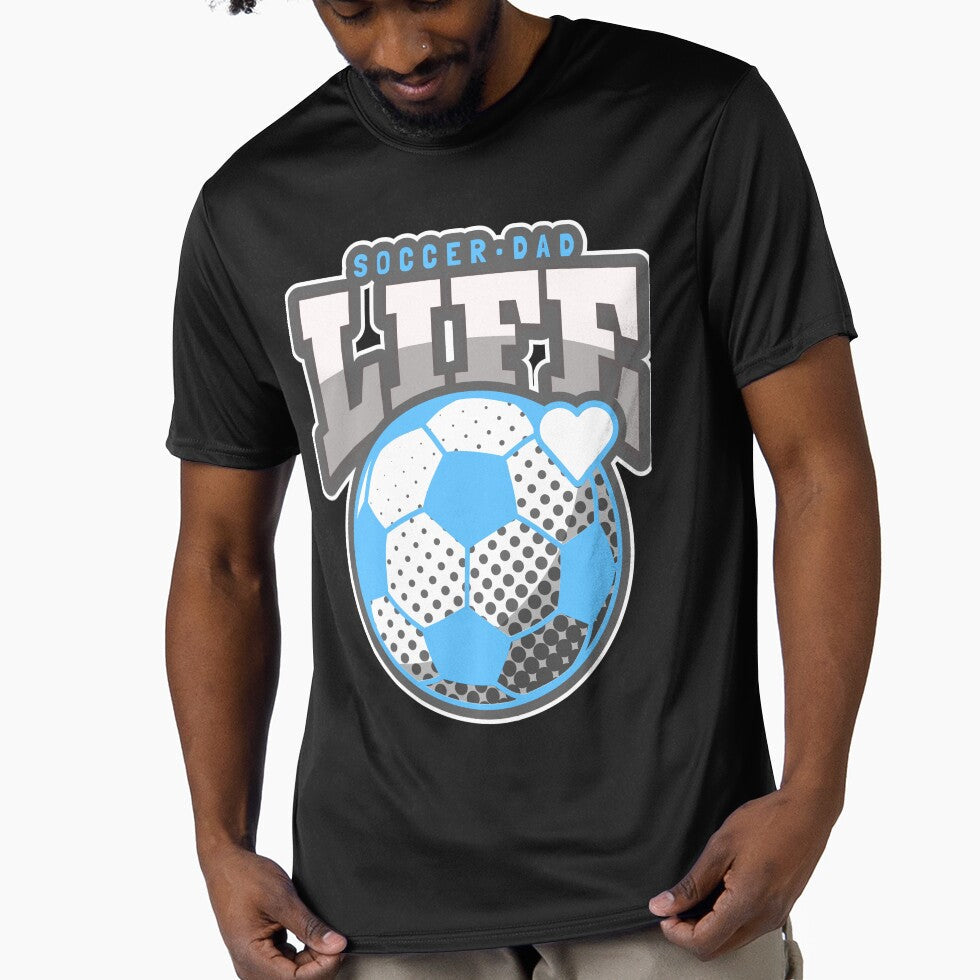 Soccer Dad Life Heart Father's Day by davestees506 Unisex T-shirt, Sweatshirt, Hoodie, Long Sleeve Tee - T-Shirt, Sweatshirt, Hoodie