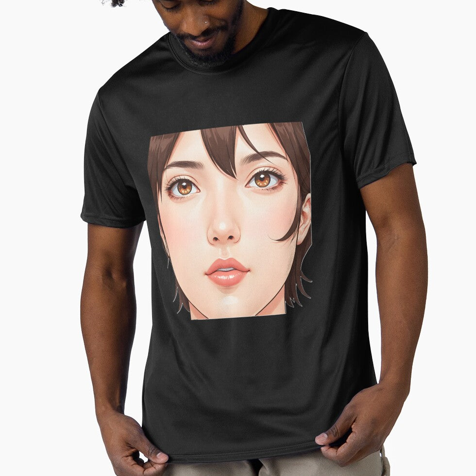 Minimal Anime Face Line Art  Expressive Minimalist Character Design - 2 by RELAX STATION Unisex T-shirt, Sweatshirt, Hoodie, Long Sleeve Tee - T-Shirt, Sweatshirt, Hoodie