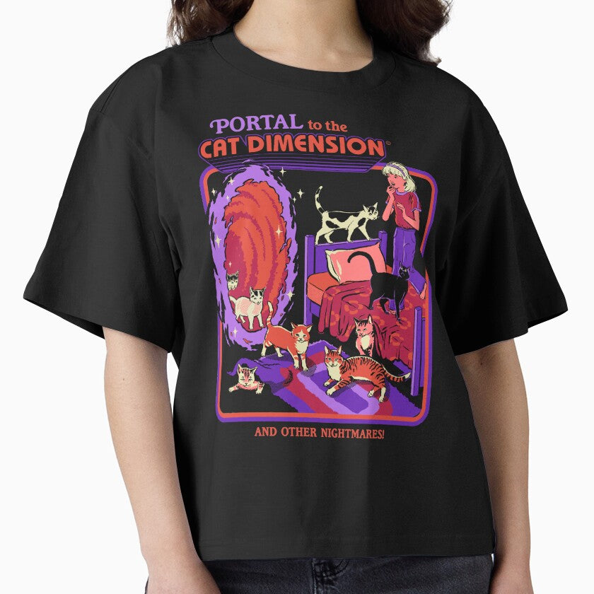 The Cat Dimension by Steven Rhodes Unisex T-shirt, Sweatshirt, Hoodie, Long Sleeve Tee - T-Shirt, Sweatshirt, Hoodie