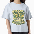 Brasil Samba Football 2026 Retro Vintage Soccer Fan T-Shirt by ArthUpscale Unisex T-shirt, Sweatshirt, Hoodie, Long Sleeve Tee - T-Shirt, Sweatshirt, Hoodie
