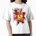 Spain Football Flag by Yuki80 Unisex T-shirt, Sweatshirt, Hoodie, Long Sleeve Tee - T-Shirt, Sweatshirt, Hoodie