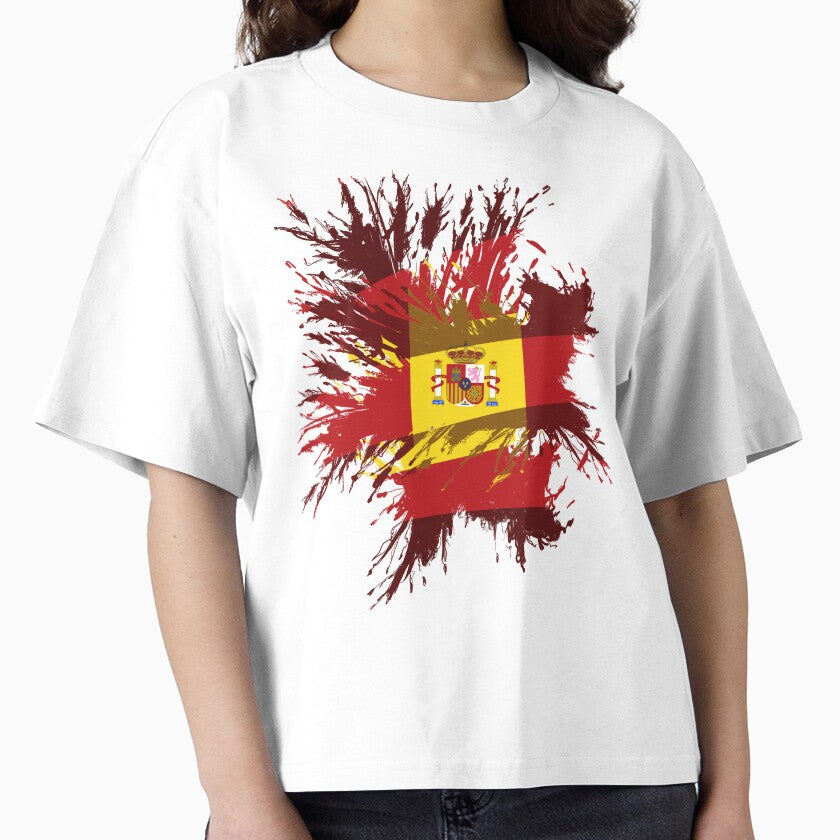 Spain Football Flag by Yuki80 Unisex T-shirt, Sweatshirt, Hoodie, Long Sleeve Tee - T-Shirt, Sweatshirt, Hoodie