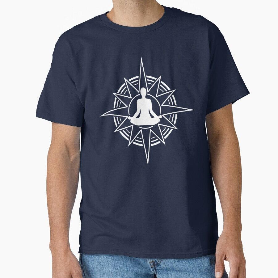 Positive rays Yoga padmasana by Khushi Graphics Unisex T-shirt, Sweatshirt, Hoodie, Long Sleeve Tee - T-Shirt, Sweatshirt, Hoodie